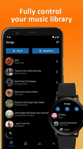 NavMusic - Wear OS Offline Music Media Nav Music screenshot 1