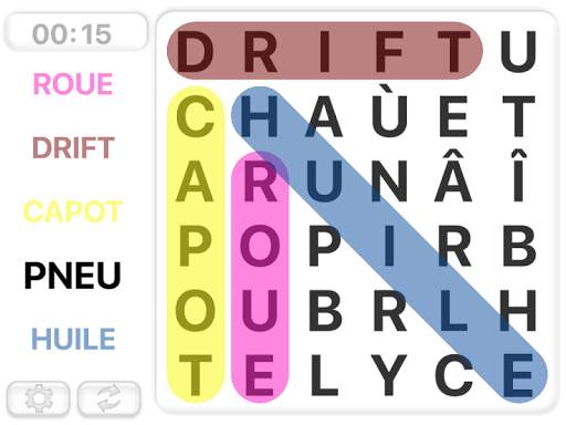 Mots Mêlés. Français screenshot 6