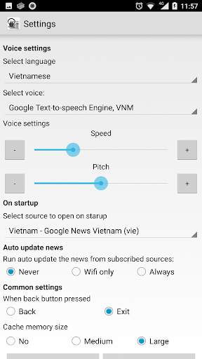 NewsBack beta screenshot 2