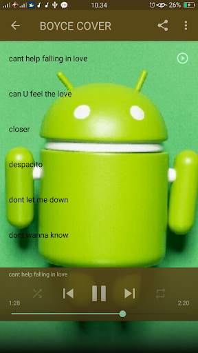 Boyce  song Cover - Offline screenshot 2