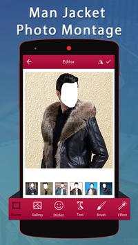 Man Jacket Photo Montage 1 تصوير الشاشة