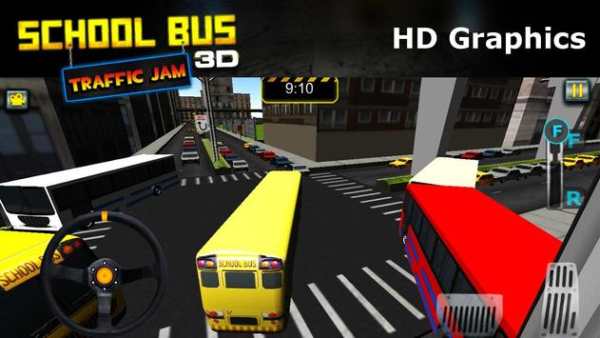 School bus traffic jam 3D screenshot 3