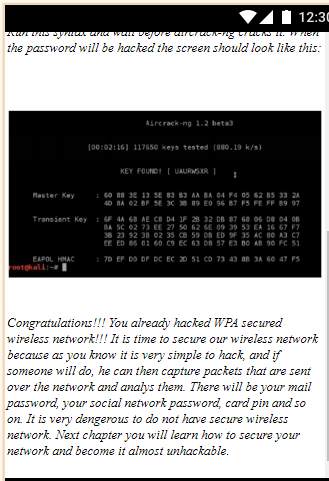 Wifi Key Handshake screenshot 4