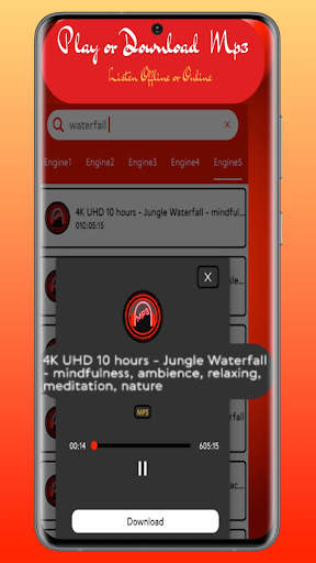 Music and video downloader screenshot 1