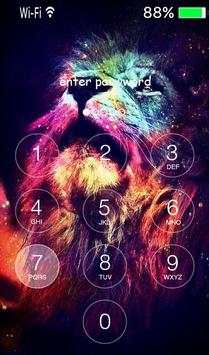 angry lion lock screen keypad screenshot 1