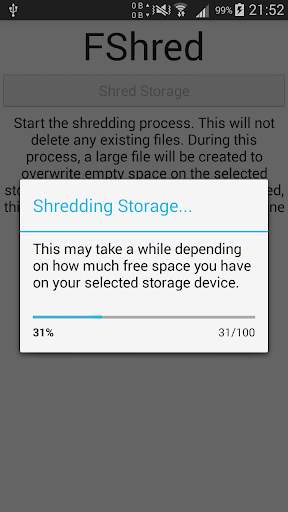 FShred - Wipe Free Space screenshot 5