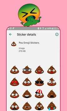 Lustiger niedlicher Emoji Aufkleber screenshot 4