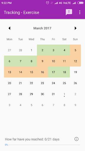 Habit Tracker 6 تصوير الشاشة