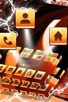 Amber Metallic Launcher Theme screenshot 3
