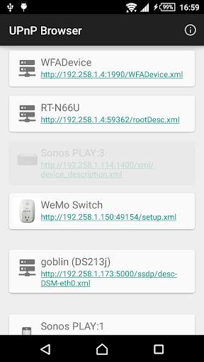UPnP Browser screenshot 2