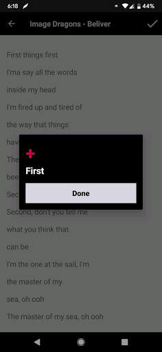 Chords Song Writer - Add chords for your song screenshot 4
