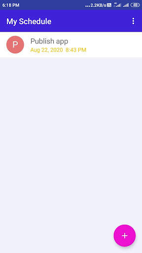 My Schedule screenshot 3