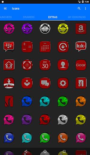 Red Icon Pack 14 تصوير الشاشة