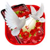 Gorgeous Rose Pigeon Heart Theme 1.1.4