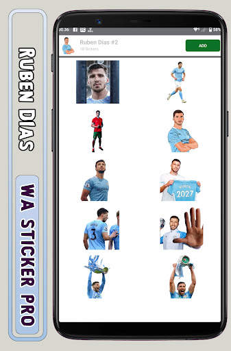 Ruben Dias - WA Sticker Pro screenshot 4
