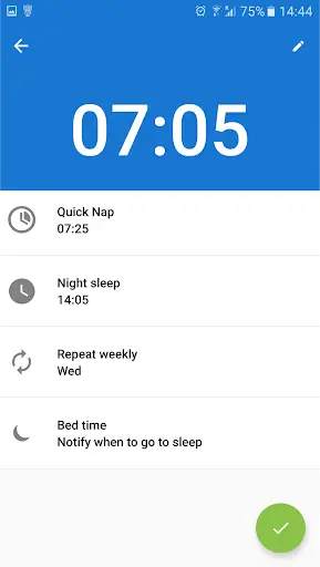Poweramp Alarm Clock screenshot 2