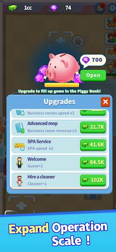 My Mini Hotel: Idle Game स्क्रीनशॉट 5