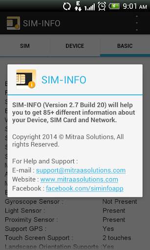 SIM - INFO screenshot 4