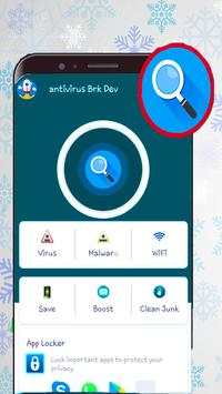 Galaxy S8 Anti-virus, AppLock, Booster and clean screenshot 1