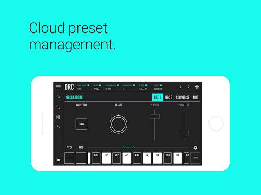 DRC - Polyphonic Synthesizer screenshot 2