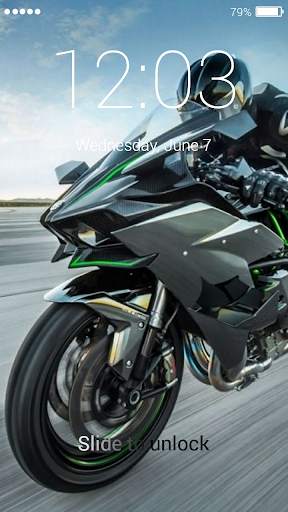 Motorcycle Lock Screen screenshot 7