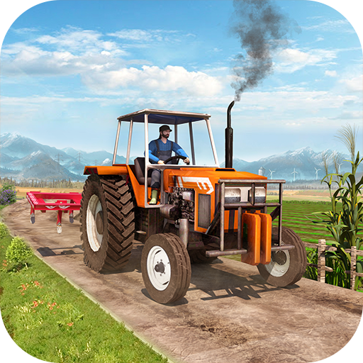 Tractor Driving Simulator Village Farming Games 3d icon
