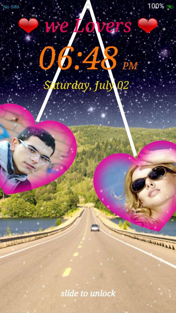 We Lovers Lock Screen screenshot 3