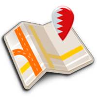 Map of Bahrain offline logo