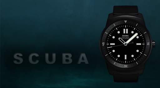 Scuba Diver Watch Face 6 تصوير الشاشة