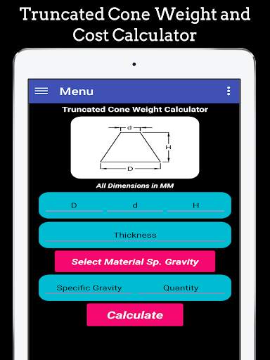Fabrication Weight & Cost Calc screenshot 10