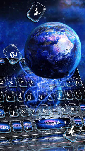 Galaxy Earth Keyboard screenshot 1