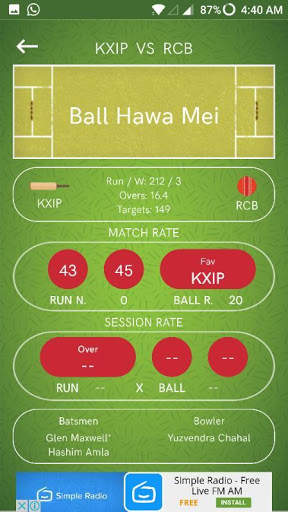 Cricket Fast Line screenshot 1