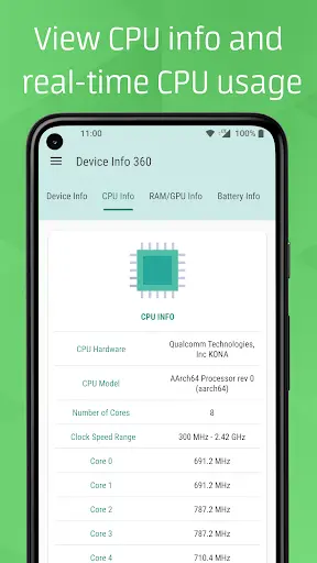 Device Info 360: HW, SW, Root screenshot 1