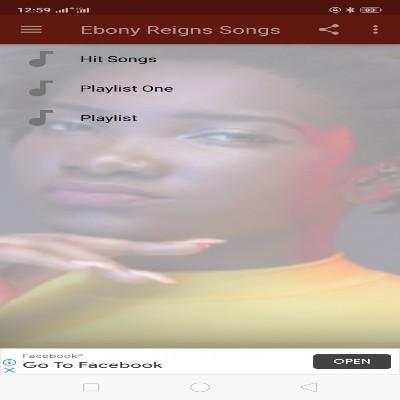 Ebony Reigns Songs स्क्रीनशॉट 1