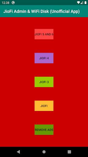 JioFi Admin & WiFi Disk (Unofficial App) 2 تصوير الشاشة