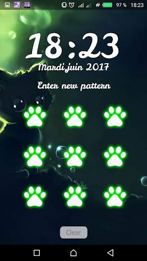 Cute Kitty Lock Screen screenshot 5