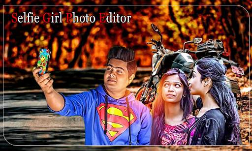 Selfie Girls Photo Editor screenshot 1
