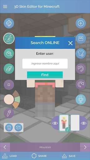 QB9's 3D Skin Editor for Minecraft screenshot 7