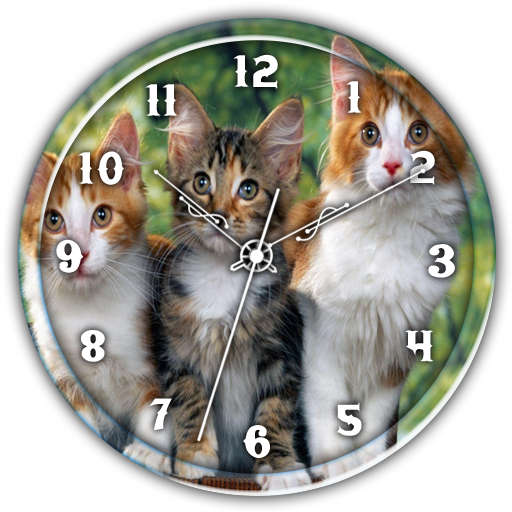 Cat Clock Live Wallpaper icon