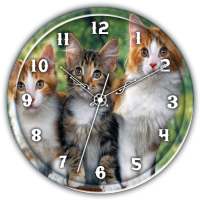 Cat Clock Live Wallpaper
