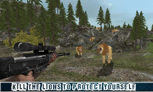 Ultimate 4x4 Lion Hunting Sim screenshot 1