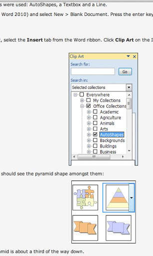 Tutorials for Word - Free screenshot 2