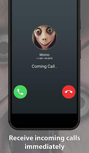 Creepy Momo Fake Chat And Video Call screenshot 2