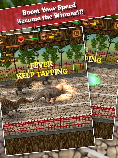 Triceratops Simulator Dinosaur Pet Racing 2017 screenshot 6