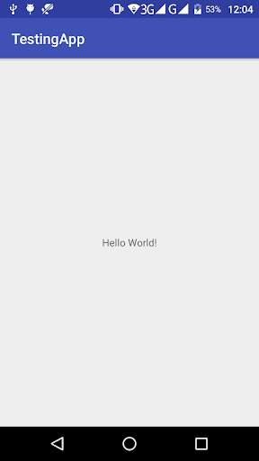Testing APK screenshot 1