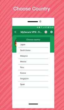 MySecure VPN - Free Unlimited VPN screenshot 4