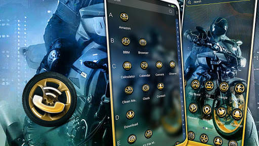 Sports Bike Launcher Theme screenshot 2