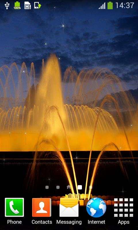 Fountain Live Wallpapers 5 تصوير الشاشة