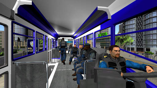 Police Bus Game: US Cops Coach screenshot 2