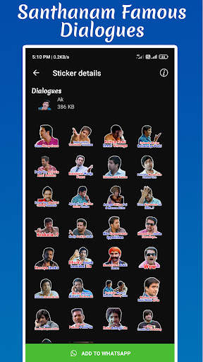 Tamil Stickers for WhatsApp screenshot 4